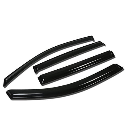 Auto Dynasty 4Pcs Tape-On Window Vent Visor Deflector Rain Guard Compatible with 2007-2009 Acura MDX YD2, Acrylic - size: 07-09 Acura MDX