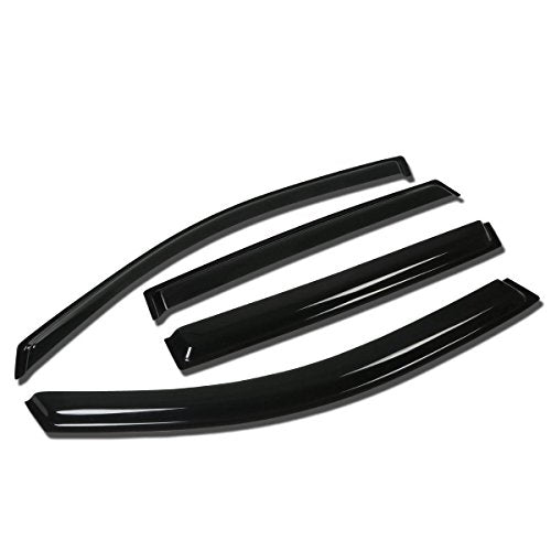 Auto Dynasty 4Pcs Tape-On Window Vent Visor Deflector Rain Guard Compatible with 2007-2009 Acura MDX YD2, Acrylic - size: 07-09 Acura MDX