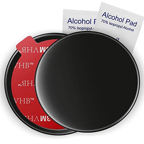 80mm Adhesive Dashboard Pad Mounting Disk with Adhesive for Suction Cup Phone Mount & for Garmin GPS Suction Mount | 3.15" Wide Diameter 2 Pcs - size: 80mm