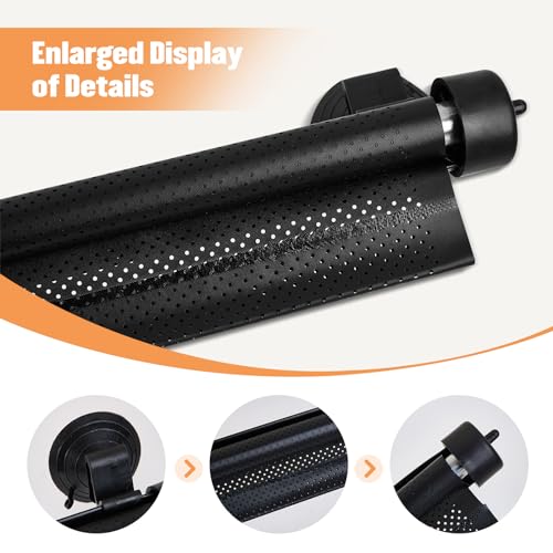 2 Pack Car Side Window Sun Shade - Retractable Car Roller Sunshadewith Reinforced Suction Cups, Drop Down UV Interior Sunshade, Stroller Window Sunshade (15" x 17")