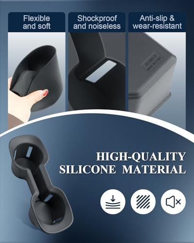 BIBIBO for New 2026 Subaru Outback Cup Holder 2026 Subaru Outback(Premium,Limited,Touring,Wilderness,Limited XT,Touring XT) Silicone Cup Holder Insert Organizer - color: Black-Cup Holder