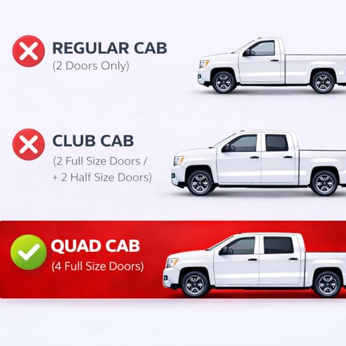 KPY Rain Guards Fit for 2000-2004 Dodge Dakota Quad Cab, in-Channel Window Visors Vent Wind Deflectors 4PC, Truck Accessories for 00-04 Dakota (Crew Cab Only) - size: 2000-2004 Dakota Quad Cab (In-Channel)