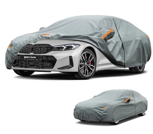 Kayme Heavy Duty Car Cover Custom Fit BMW 3-Series 320i 325i 328i 330i 335i(2013-2026), Waterproof All Weather for Automobiles, Full Exterior Covers Sun Rain UV Protection. - size: Custom Fit Bmw 3-series