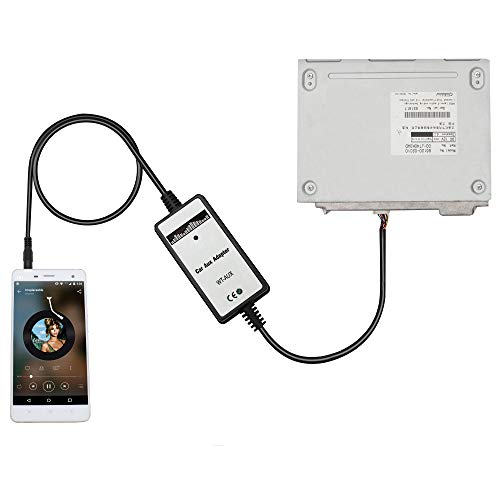 Car Auido AUX Input, 3.5mm AUX Adapter CD Changer for Toyota Camry 2005-2011, Avensis 2003-2011, Corolla 2005-2011, Tacoma 2004-2008, RAV4 2004-2011 - style: AUX