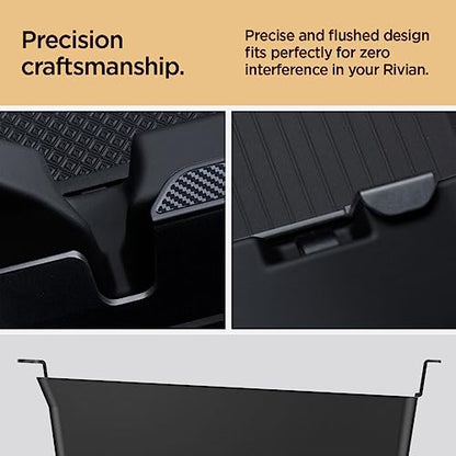 Spigen Console Organizer Tray for Rivian R1T and R1S 2026 2025 2024 2023 2022 - size: Rivian R1S & R1T