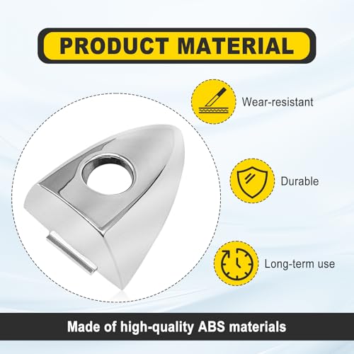 Front Left Driver Side Door Handle Lock Bezel Cap Key Hole Trim Compatible with H0nda Accord 2013-2017, Clarity 4 Door 2017-2018 etc, Door Handle Key Hole Bezel Cover Replaces OE# 72184T2AG21