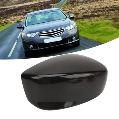 Passenger Side Mirror Cap Right Rearview Mirror Cover Black Housing for 2008-2012, Replacement Shell 76201 TA0 A01ZD,car mirror
