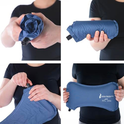 OPTP The Original McKenzie Self-Inflating AirBack Travel Lumbar Support Pillow