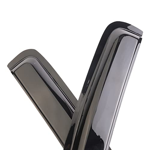 Window Visor Wind Deflector 4pcs Out-Channel Tape-On Nice Rain Guards Set Compatible with 2004-2008 Ford F-150 Super/Crew Cab 2006-2008 Lincoln Mark LT Super/Crew Cab 94443 - size: 2004-2008 Ford F-150 Super/Crew Cab