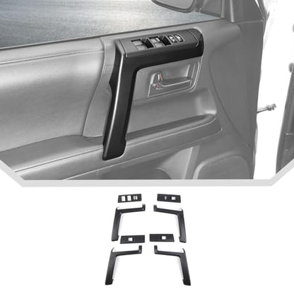 JeCar 8pcs Matte Black Interior Door Handle Covers Trim Kit for Toyota 4Runner 2010-2023 - color: Matte Black