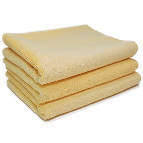 Meguiar's Supreme Shine Microfiber Towels for Cars,Absorbent Ultra-Plush Car Microfiber Towel Set for Effectively Removing Car Care Products Without Leaving Swirls,3 Count (Pack of 12) - size: 3 Microfiber Towels (Pack of 12)