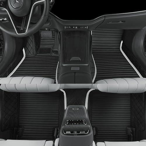 Luxury car Floor mats are for 99% of Vehicle Models,All Weather car Floor mats Provide Comprehensive Protection for Vehicles,Floor mats for car Personalized Customization! (2+1 Blackwhite) - color: 2+1 blackwhite