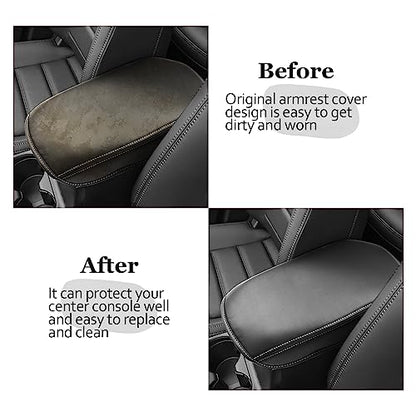 SKTU for 2017-2024 2025 Mazd a CX-5 Center Console Cover 2023 2024 2025 CX5 Central Console Armrest Pad 2025 CX-5 Seat Box Cover 2025 CX-5 Center Console Soft Cushion (White) - color: 2017-2025 CX-5 White