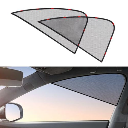 XCBYT Car Window Shades, Driver Window Sun Shade, Upgraded Magnetic Side Window Sun Shade for Front Side Windows with Block Sunlight, Glare and Heat for SUV, Truck, Safe Driving (2PS)