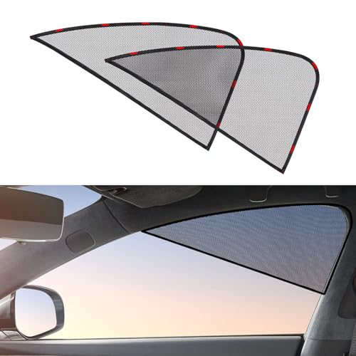 XCBYT Car Window Shades, Driver Window Sun Shade, Upgraded Magnetic Side Window Sun Shade for Front Side Windows with Block Sunlight, Glare and Heat for SUV, Truck, Safe Driving (2PS)