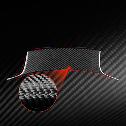 Car Decals Real Carbon Fiber Passenger Side Dashboard Trim Stickers Compatible with Hyundai Genesis Coupe 2013 2014 2015 2016 Interior Accessories - color: Co-pilot Cover Trim