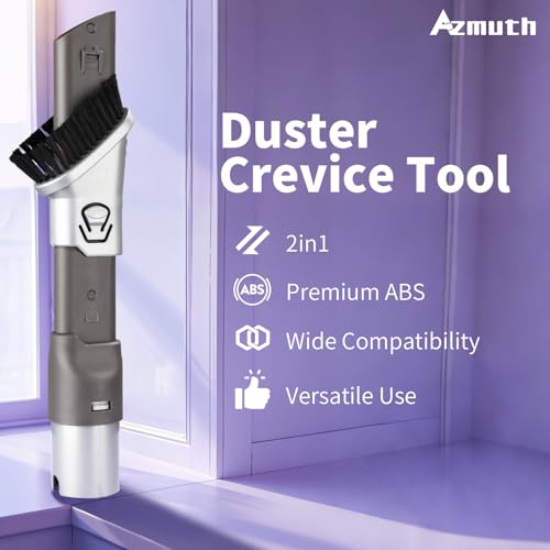 2-in-1 for Shark Crevice Tool Replacement Shark Vacuum Attachments for Rotator/Rocket/APEX Duoclean Upright Vacuum NV752 NV600 NV650 NV680 NV340 HV301 HV322 HV320 NV480 NV800 NV151 LA502 AZ2001 HZ2002 - style: 1 Pcs