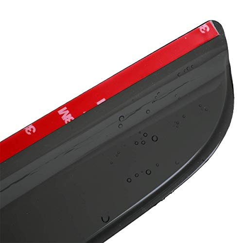 Side Window Deflector Visor fit for 2005-2022 Nissan Frontier Crew cab (with 4 Full Size Doors),Outside Mount Tape-on Shatterproof Rain Guard,4pcs Dark Smoke Nice Looking Window Shades 94407 - size: 2005-2022 Frontier Crew Cab