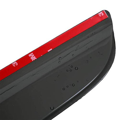 Side Window Deflector Visor fit for 2005-2022 Nissan Frontier Crew cab (with 4 Full Size Doors),Outside Mount Tape-on Shatterproof Rain Guard,4pcs Dark Smoke Nice Looking Window Shades 94407 - size: 2005-2022 Frontier Crew Cab