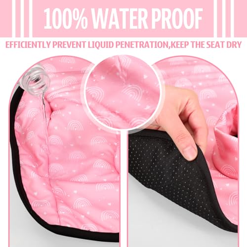 HunnmingRe 2 Pack Boho Car Seat Protector for Potty Training Waterproof Piddle Pad Cover from Spillages Nappy Leaks Toilet Training Anti Slip Backing Strollers Carseat Liner for Toddlers Babies - style: Boho