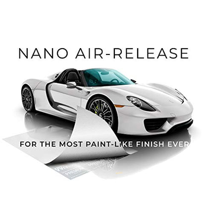 VViViD+ Ultra Gloss Premium Vinyl Car Wrap Film (25ft x 5ft, Gloss White) - color: Gloss White, size: 25ft X 5ft