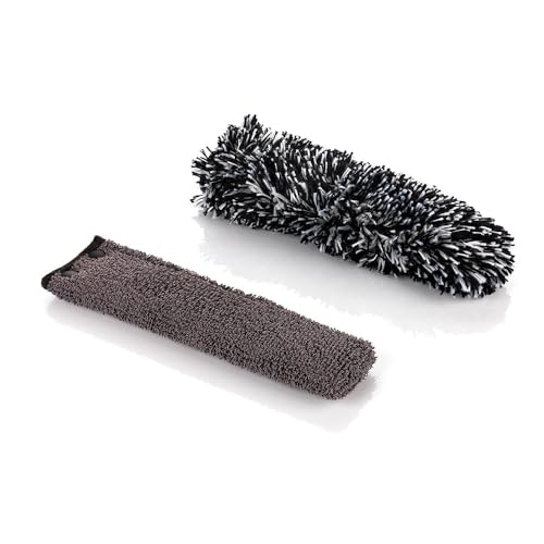 Detail Factory - Wheel Brush Kit with Interchangeable Microfiber Covers - Ultra-Soft Cleaning, Washing and Detailing Wheels, Tires, and Rims - Octane Underglow - color: Underglow
