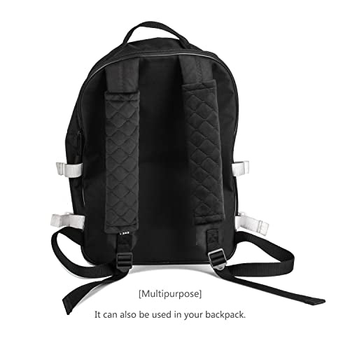 Amooca Soft Auto Seat Belt Cover Seatbelt Shoulder Pad 2 PCS for a More Comfortable Driving Compatible with All Cars and Backpack Black - color: B: Black