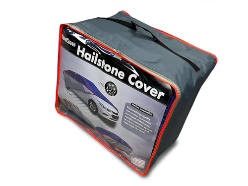 CarsCover Hail Protector Hailstone Car Cover Padded Multi-Layered Full Protection All Weatherproof Waterproof Anti Frost Hail Car Covers (Fit up to 216 inch Long) - size: Fit up to 216 inch long