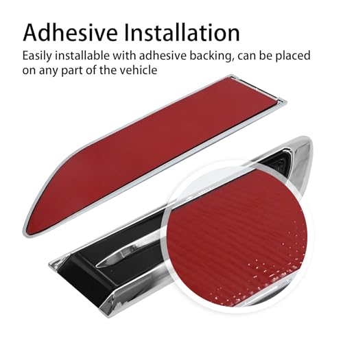 2 PCS Plastic Car Air Vent Trim Sticker, Hardy Body Vent Sticker, Suitable for Most Cars and Vehicles with Decorative Designs
