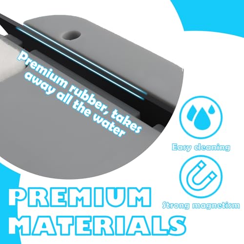 Magnetic Car Windshield Cleaner Tool with Rope,Double-Sided Magnetic Window Cleaner Tool for Outside and Inside Car Window Cleaning Tool,Multi-Purpose Inside Windshield Cleaning Tool