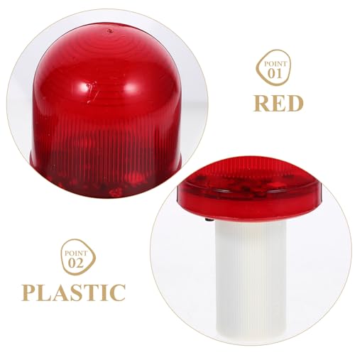 Holibanna 4Pcs Traffic Cone Warning Lights Portable Vehicle Emergency Flashing Safety Lights for Roadside and Traffic Management