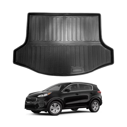 Vanseno Cargo Liner for Kia Sportage 2010-2017 Trunk Mat Cargo Mat All Weather TPE Rubber Protection Mat for 2010 2012 2013 2014 2015 2016 2017 Kia Sportage Accessories - color: Fit 2010-2017 Kia Sportage