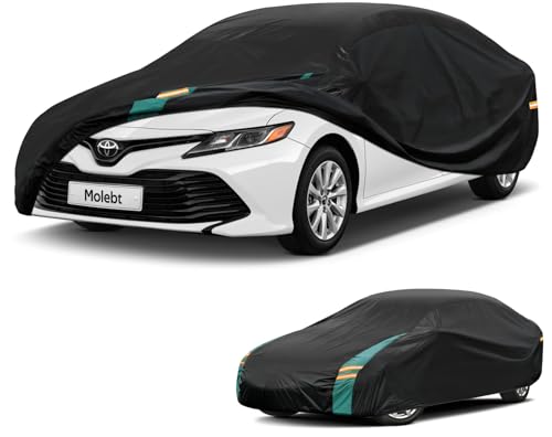 Full Exterior Covers Waterproof All Weather for Sedan & Coupe, Universal Fit for Corvette, Porsche 911, Honda Civic, Toyota Corolla, etc. Rain Winter Sun Protection.(Length: 179"-185") - size: 1 Fit Sedan/Coupe-Length (179" to 185")