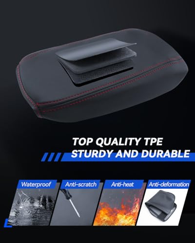 Renegade Armrest Cover for 2015-2020 2021 2022 2023 Jeep Renegade Accessories Center Console Middle Lid Pad Protector for Car Elbow Rest - size: For Jeep Renegade 2015-2023