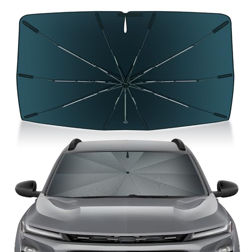 Autorder Windshield Sun Shade Umbrella for 2014-2018 Mazda3 Accessories,Upgraded Ice Crystal Material,Easy Setup Umbrella Sunshade for Car Windshield,100% Sun Blocking - size: Mazda3 2014-2018