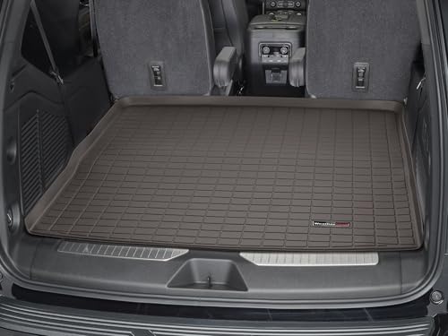 WeatherTech Cargo Trunk Liner for Cadillac Escalade-V, Escalade, Tahoe - Behind 2nd Row (431385), Cocoa - color: Cocoa