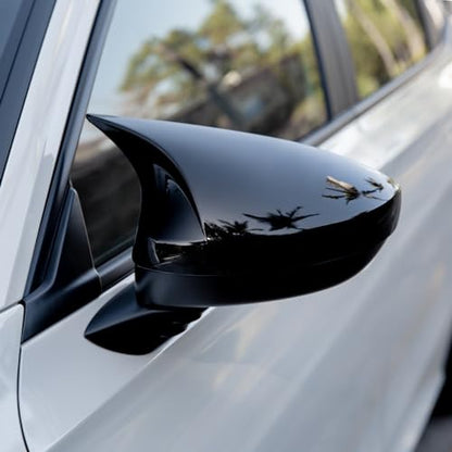 Thenice for 11th Gen Civic Rearview Mirror Cover Side Rear View Mirror Protector Compatible with Honda Civic 2022 2023 2024 2025 2026 -Glossy Black