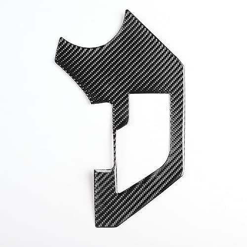 NVCNX Real Premium Carbon Fiber Car Center Console Automatic Transmission Gear Shift Panel Cover Decal Compatible with Toyota RAV4 2013 2014 2015 XLE LE Limited Interior Trim Accessories Black - B - color: 2013-2015 Gear Shift Panel Trim - B
