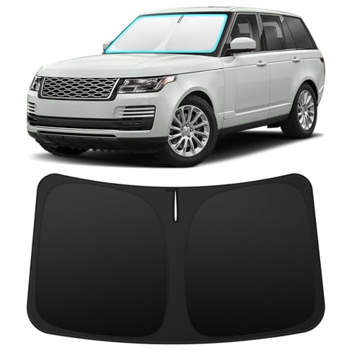 INSAUTO Custom Fit Windshield Sun Shade Accessories for Land Rover Range Rover 2013-2021, Foldable Front Window Sunshade, UV & Heat Reflector, Keeps Interior Cool, Includes Storage Bag - size: for 2013-2021 Land Rover Range Rover