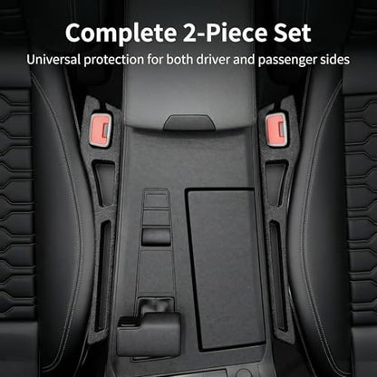 No Drop Seat Guard, Car Seat Gap Filler, Car Gap Filler Organizer, Universal Drop Seat Guards for Cars, Car Accessories Interior Prevent Stop Cellphone Wallet Keys Coins and Card from Dropping