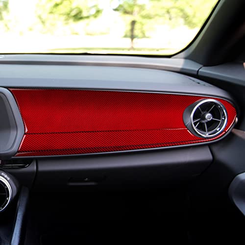 Car Copilot Center Console Dashboard Sticker Carbon Fiber Decal Interior Trim Cover for Chevrolet Camaro ZL1 2016 2017 2018 2019 2020 2021 2022 2023 Accessories - color: Copilot Center Console Dashboard