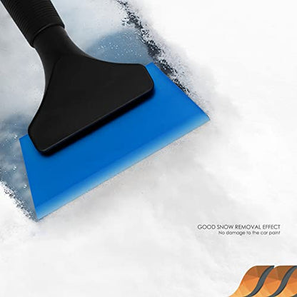 EHDIS Small Squeegee 5 inch Rubber Window Tint Windshield Scraper for Car,Glass, Mirror, Shower, Door,Bathroom Cleaning(Blue) - color: Blue