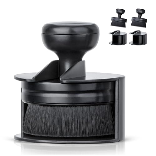 BABYSHEEP Car Tire Shine Applicator,Vegan Tire Shine Brush with Stand for Auto Detailing Cleaning Service,Black (2pc) - color: Black, size: 2