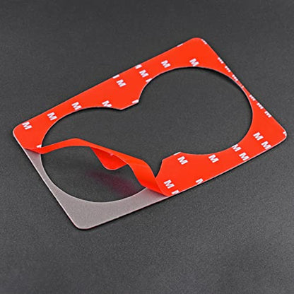 AIRSPEED for Mazda 6 2016-2017.5 with Automatic Transmission, Carbon Fiber Center Console Front Cup Holder Frame Cover Interior Trim - color: Front Cup Holder