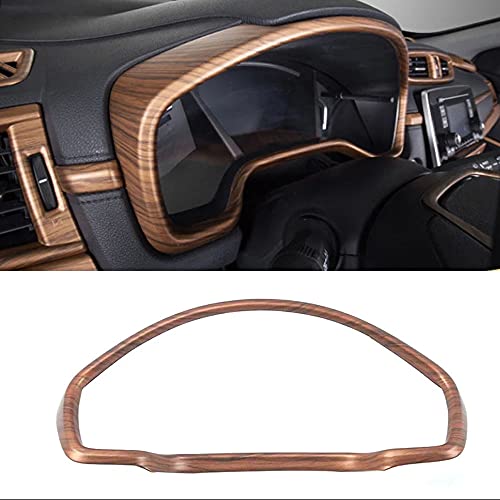 Automotive Dashboard Instrument Panel Dial Cover Frame ABS Peach Wood Grain Inner Decorative Moulding Trim Accessories For Honda CRV 2017 2018 2019 2020 2021 2022 - color: Peach Wood