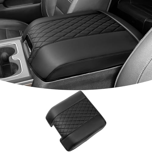 ZZEQYG Center Console Cover for Chevy Silverado/GMC Sierra 2014-2018, Tahoe & Suburban & Yukon 2015-2020, Car Armrest Cover Accessories(Fits Bucket Seat Console Only) - color: For Silverado/Sierra 2014-2018(Bucket Seat)
