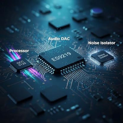 Slash4 Hi-Fi Bluetooth DAC & Headphone Amp ESS Quad DAC ES9219, LDAC/aptX Adaptive, Optical Output, Upgrades Car/Home Audio to High-Res Studio Quality, Wireless Connectivity, USB Powered, Metal Navy