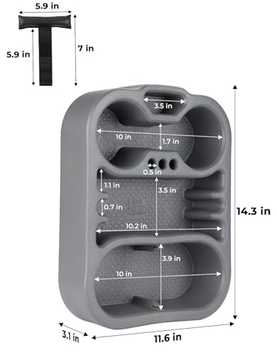KEMIMOTO Boat Cup Holder -Marine Cup Holders, Boat Caddy Organizer,Snack Table Tray for Sofa or Car Seat