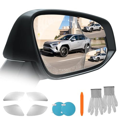 Blind Spot Mirrors for 2013-2025 RAV4, 2014-2024 4runner, 2016-2025 Tacoma, Power Heated Mirrors for Anti-Fog with Passenger Side Mirror Replacement, Durable Backing Plate OE# 8793142E50 879310R280 - size: 13-25 RAV4, 14-24 4runner