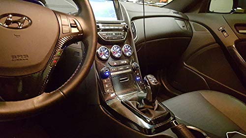VVIVID Epoxy High Gloss Black Carbon Vinyl Automotive Wrap Film DIY Easy to Install No Mess (1.5ft x 5ft) - color: Black, size: 1.5ft x 5ft